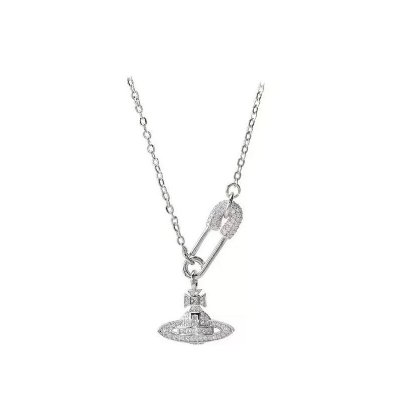 The trendy Planet chain necklace is a new 2024 fashion accessory for women, featuring a light luxury and niche collarbone chain Item Picture