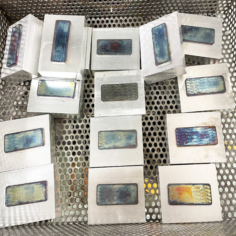 Aluminum foil, aluminum composite nickel, aluminum bar, aluminum bar, copper, aluminum plate, high molecular diffusion welding sample, aluminum flexible connection welding sample details Picture