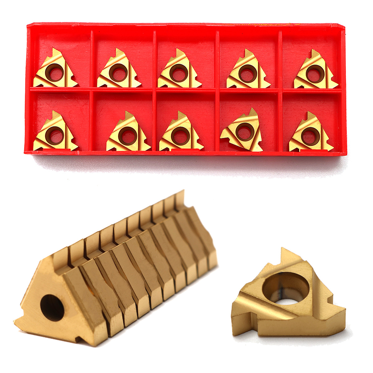 Alloy insert 16IR AG60 CNC insert lathe CNC hard alloy thread cutting turning tool Item Picture