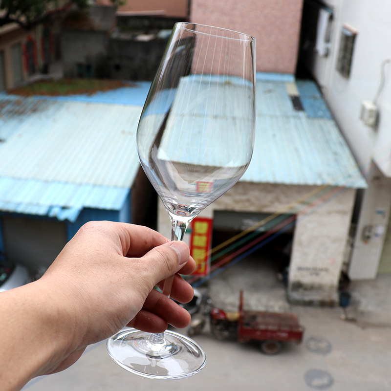 Crystal red wine glass, highball glass, Bordeaux wine glass, single gift box, in stock with logo Specification drawing
