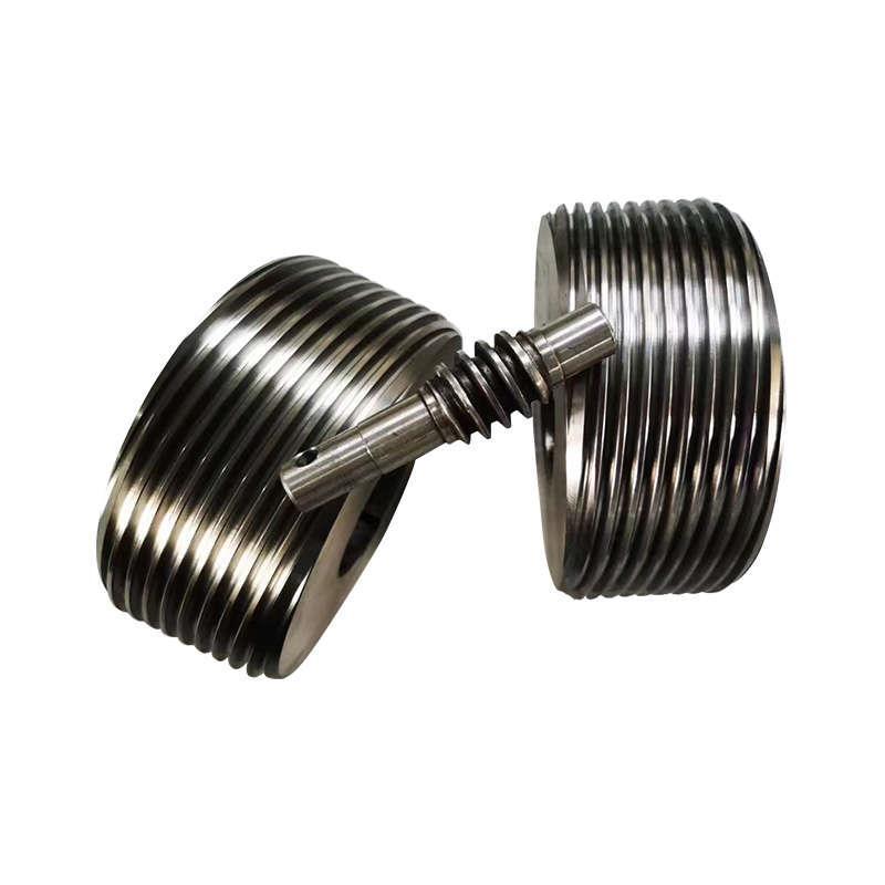 Two fully automatic hydraulic three-axis thread rolling machines, thread rolling machines, hollow tube mesh thread CNC knurling machines Application Scenario