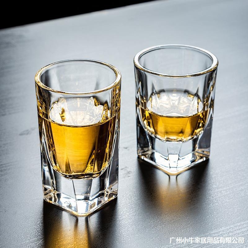 Glass cups, beer mugs, KTV cups, square cups, thickened glass cups, shock-resistant commercial thick-bottomed beer cups, 100ml Application Scenario