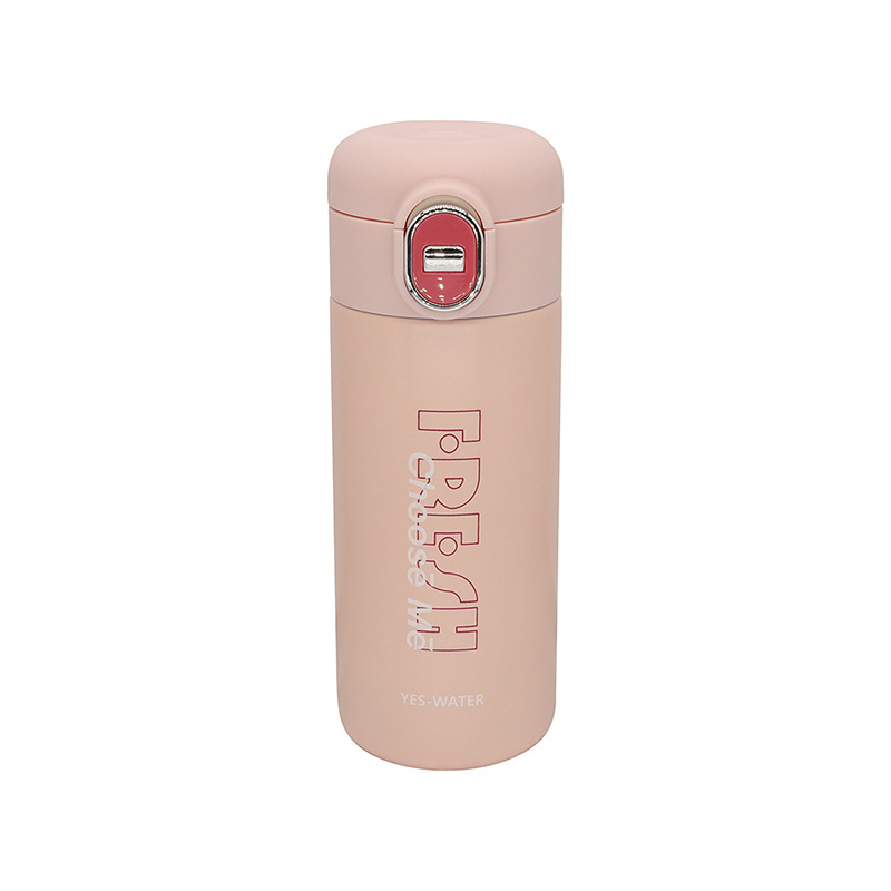 Simple and fresh 316 stainless steel insulated cup, portable water cup for girls, Korean style ins style, personalized and casual cup Item Picture