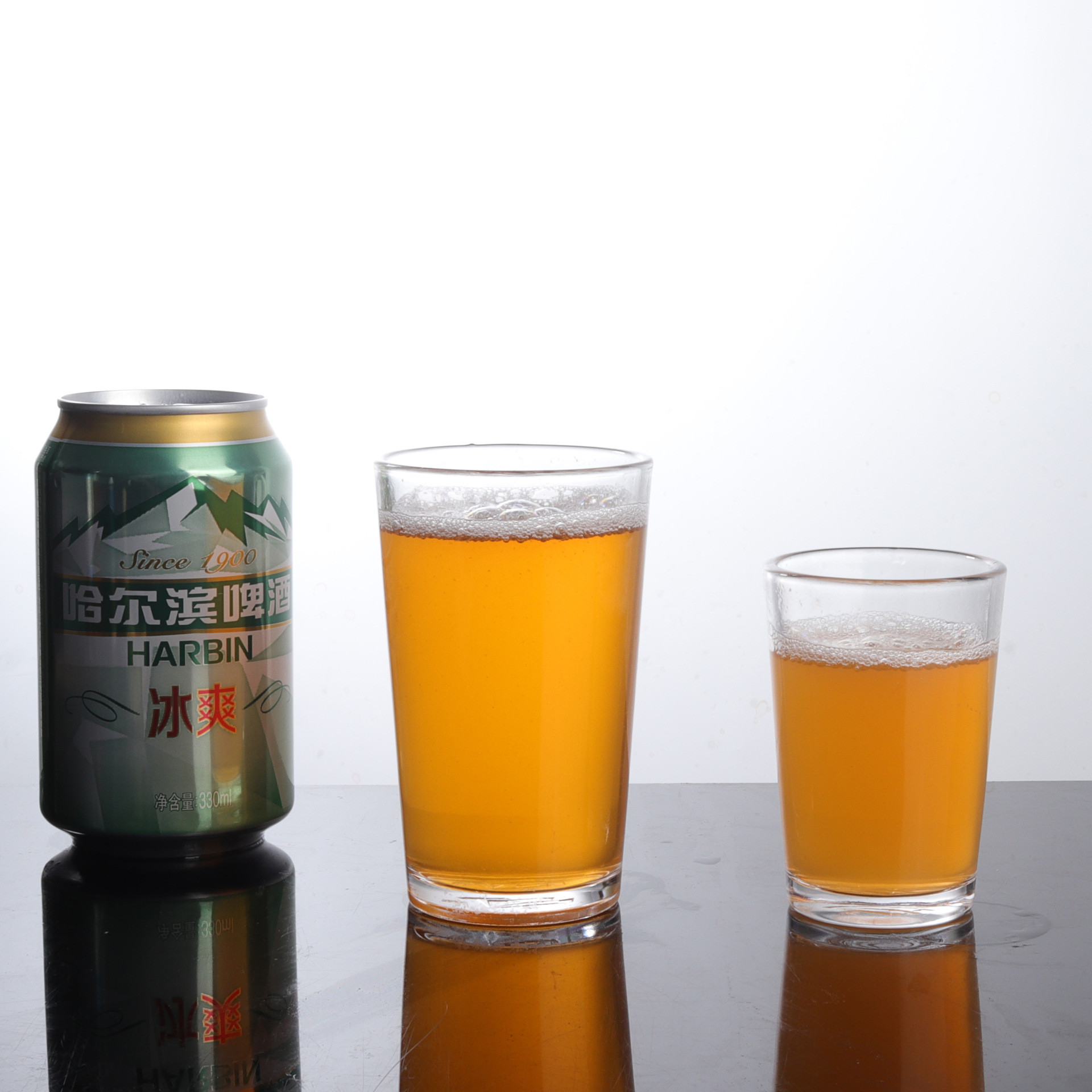 Tempered beer mugs, bars, KTVS, restaurants, household beer mugs, straight glass transparent water cups, whisky cups Application Scenario