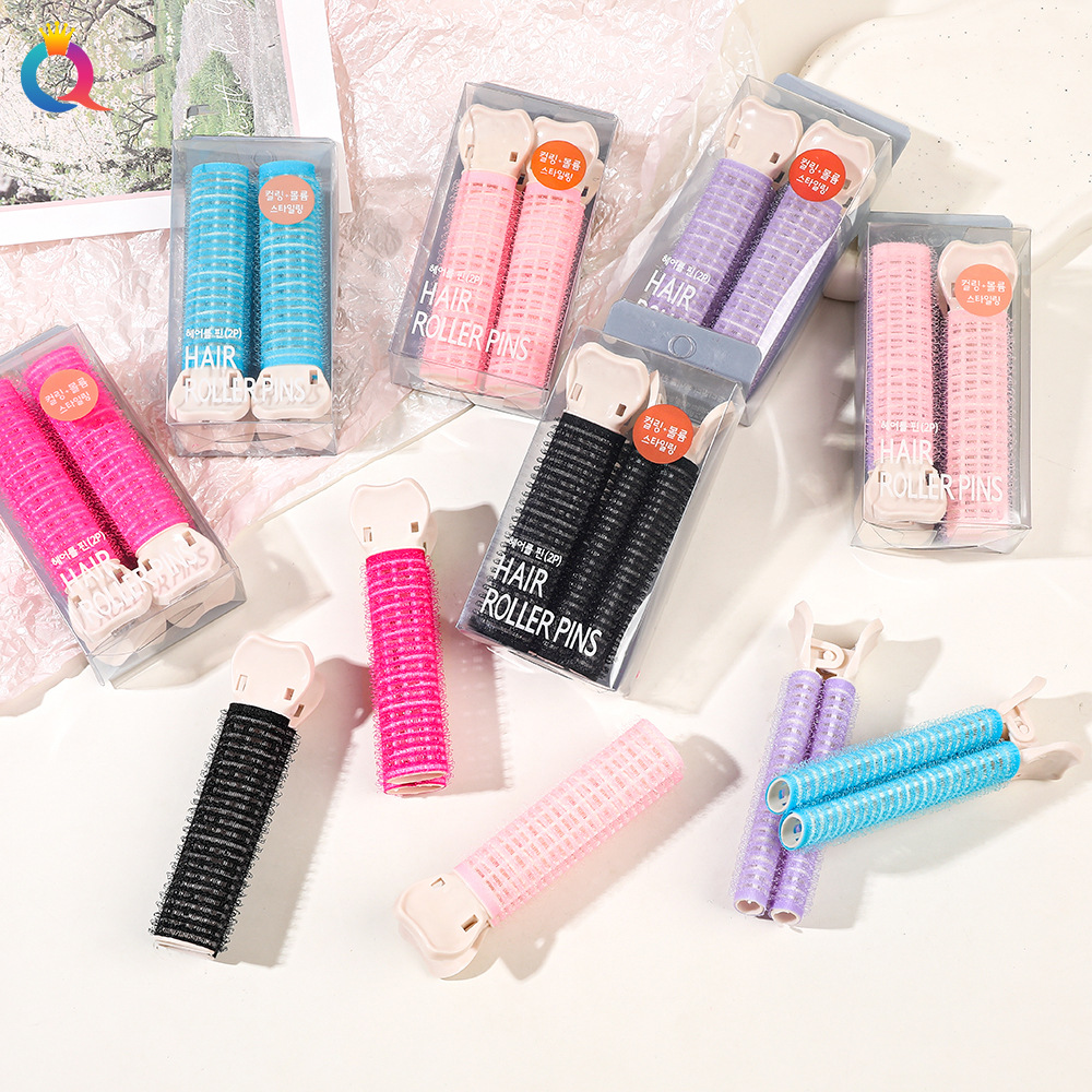 Qiyue Air bangs Clip fixes hair without damaging it, plastic lazy person's hair volupting clip magic curls full figure