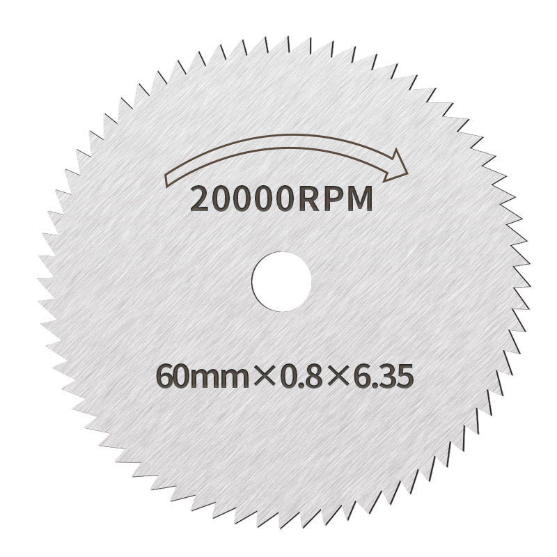 Woodworking cutting ultra-thin high-speed steel saw blades, industrial-grade labor-saving mini high-temperature resistant alternating tooth high-speed steel saw blades Item Picture