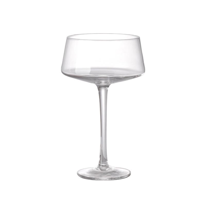 Creative Marguerite glass, cross-cut cocktail glass, home Martini glass, tall champagne glass, bar sparkling wine glass Item Picture