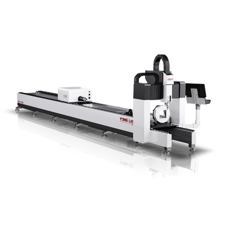 Laser pipe cutting machine, standard two-card round pipe and square pipe front card overpass without drawing, stainless steel metal cutting machine Item Picture