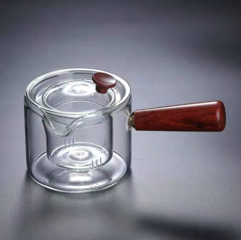 Wholesale fireside tea POTS, thickened high-temperature resistant glass tea POTS, household large-capacity filtering tea POTS, flower tea POTS Specification drawing