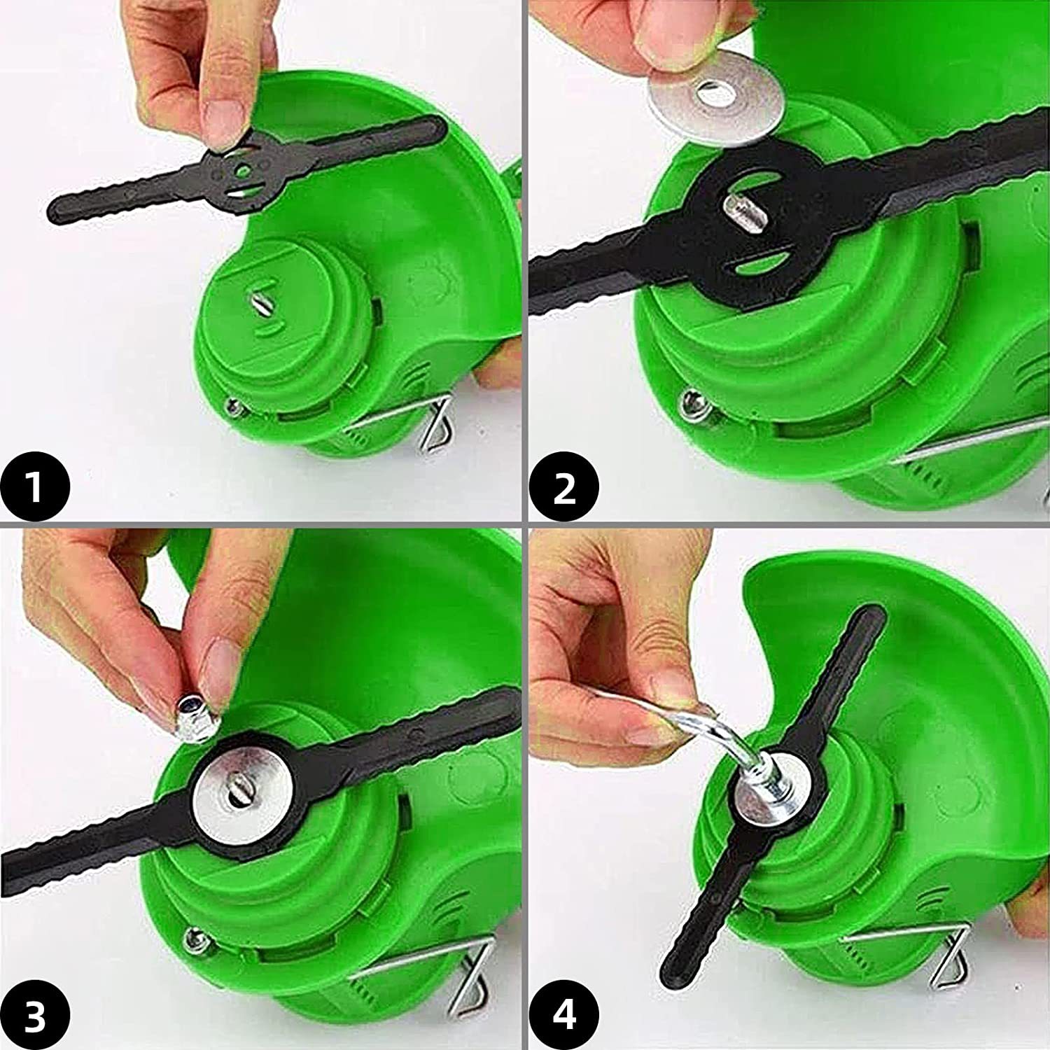 Plastic lawn mower blades, garden electric lawn mower long blade, lawn lithium battery lawn mower, lawn mower accessories Specification drawing