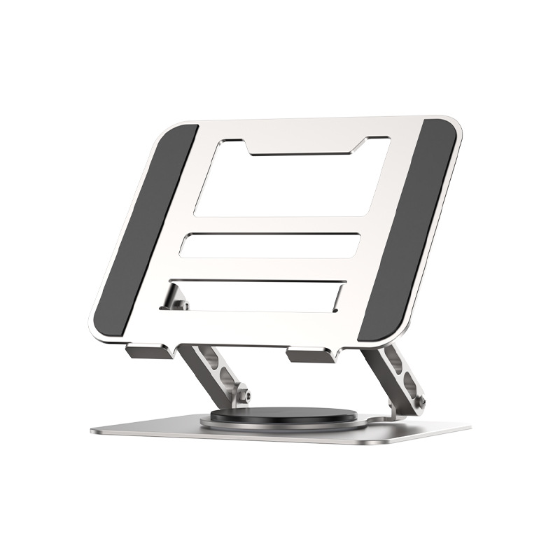 Carbon steel dual-arm support folding gaming laptop stand Item Picture