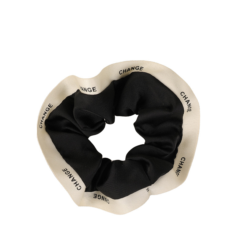 Qiyue Cross-border Pig Intestine Hair Band Simple Hair Tie Rubber Band ins High Appearance Level Hair Tie Intestine Band wholesale Item Picture