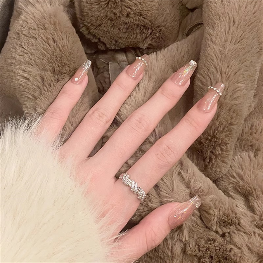 A niche retro zircon ring for women, 925 sterling silver, with a light luxury and high-end feel, is a versatile and unique open-top ring details Picture