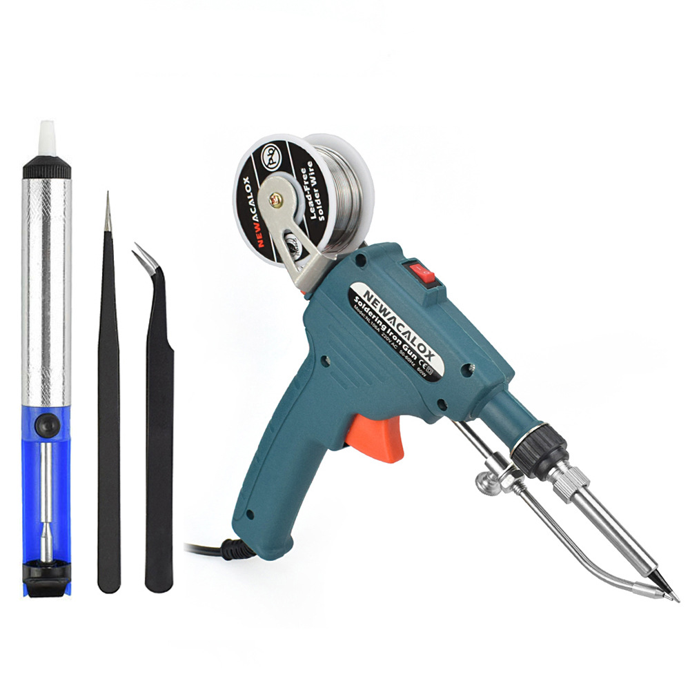 Automatic soldering gun soldering iron set, 60W inner heating switch soldering iron, 220V 110, foreign trade version undefined