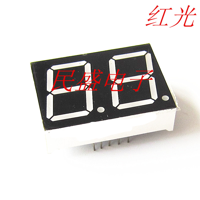 0.36-inch two-digit 2-digit digital tube high-brightness red 3621AS/BH co-positive and 3261BS/AH co-negative Item Picture