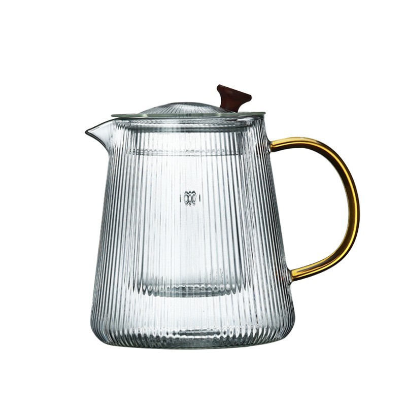 Heat-resistant glass teapots, high borosilicate glass teapots, red teapots, green teapots, flower teapots, household kettles, brewing kettles Application Scenario