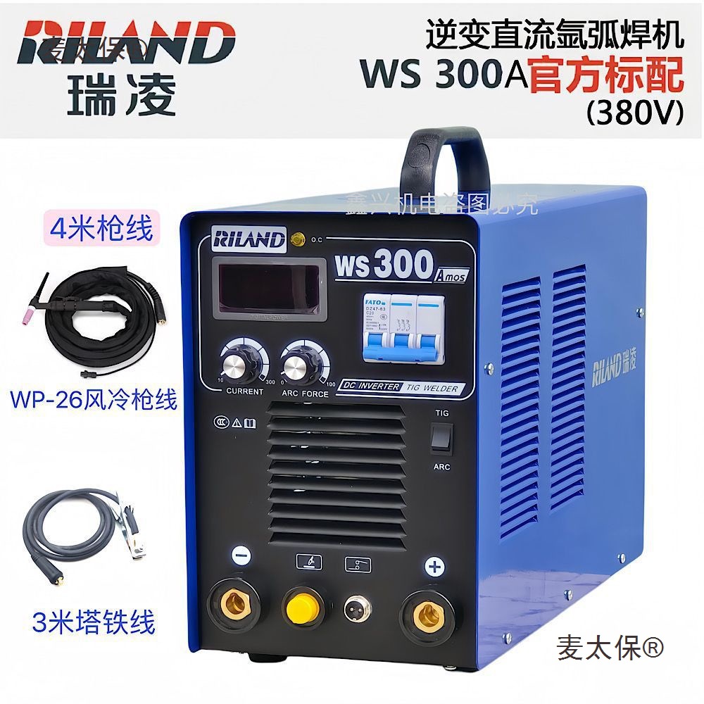 G stainless steel WSGT dual-purpose Shenzhen Electric Welding 250 Ruiling 300 argon arc welding machine TI400 Electromechanical Maitaibao Specification drawing