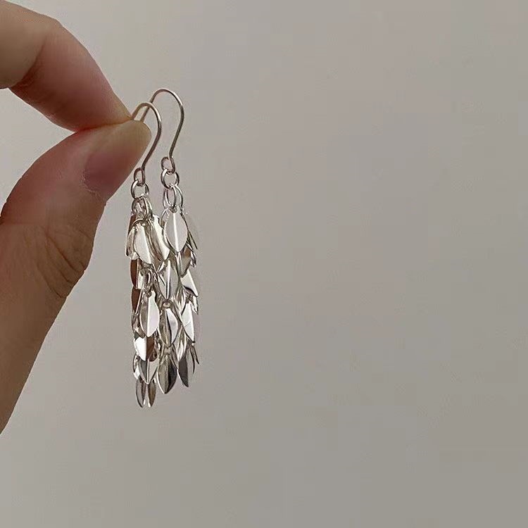 Sparkling Wheat Ear Tassel Earrings 2025 New bestseller High-end earrings, unique and unique feminine charm earrings details Picture