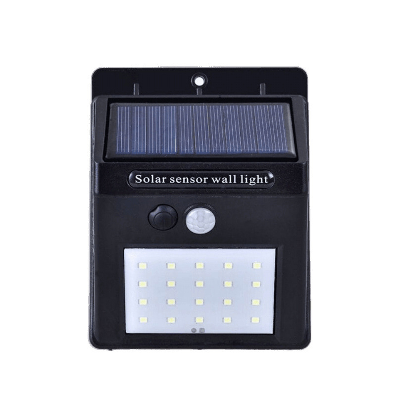 Solar garden lights, outdoor ultra-bright front door human body sensor lights, LED lights, automatic floodlight supply chain factory Item Picture