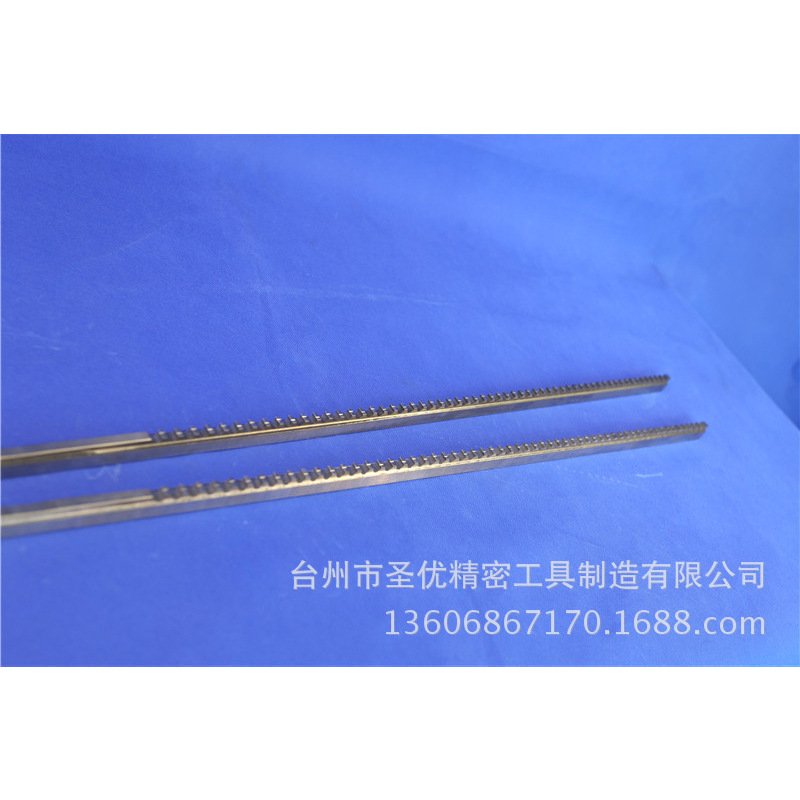 M2E material 4mm keyway broach cutting tool, broach gear broach, internal spline tool Specification drawing