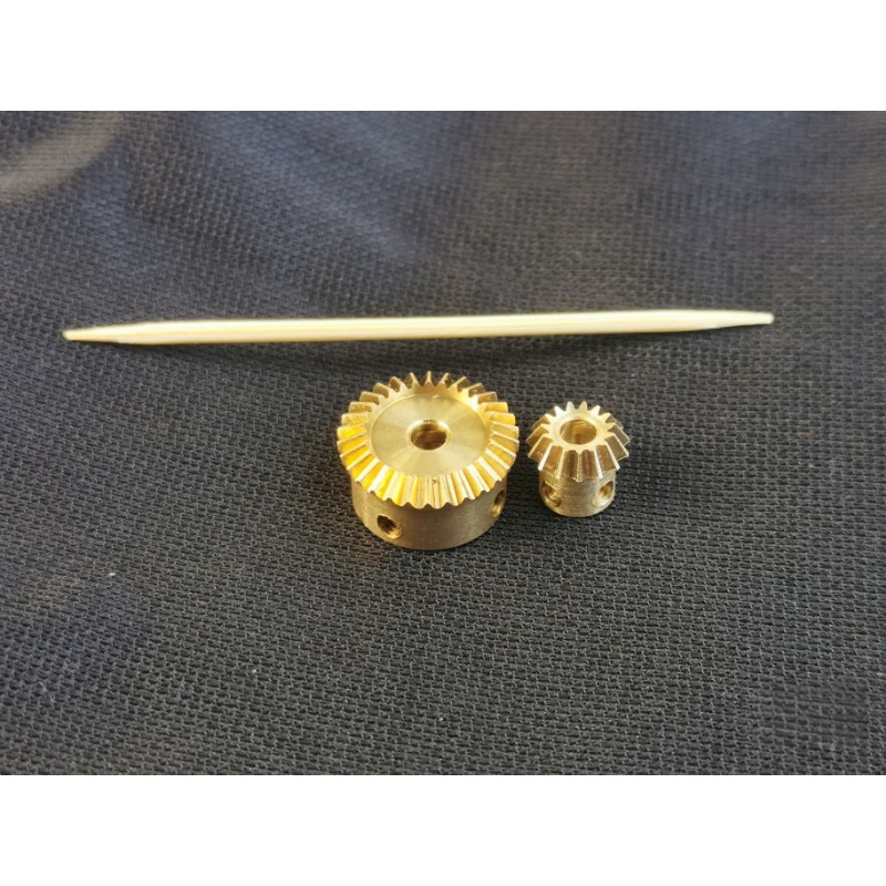 0.5 die bevel gear 90-degree 1:2 transmission 10-tooth / 20-tooth 15/30-tooth bevel model car model micro-modification car undefined
