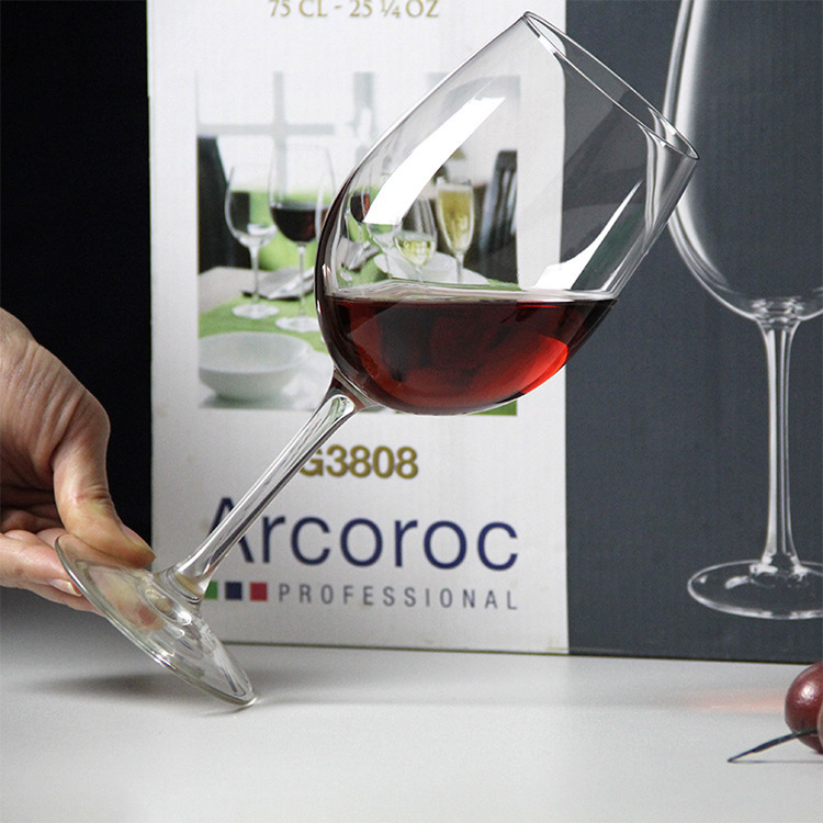 Lemeiya Sensory Series of red wine glasses, tempered glass, highball glasses, wine glasses, bar and KTV display glasses Specification drawing