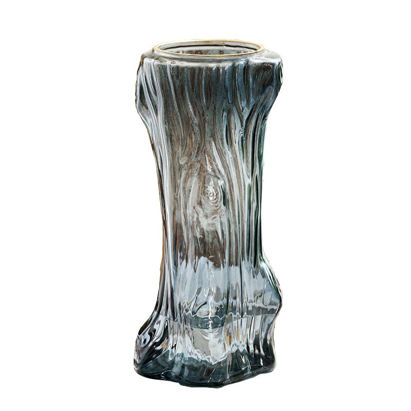 A new creative vase in the style of a money tree, a country-style glass bottle, a tall hydroponic vase, and an indoor decoration for the living room Item Picture