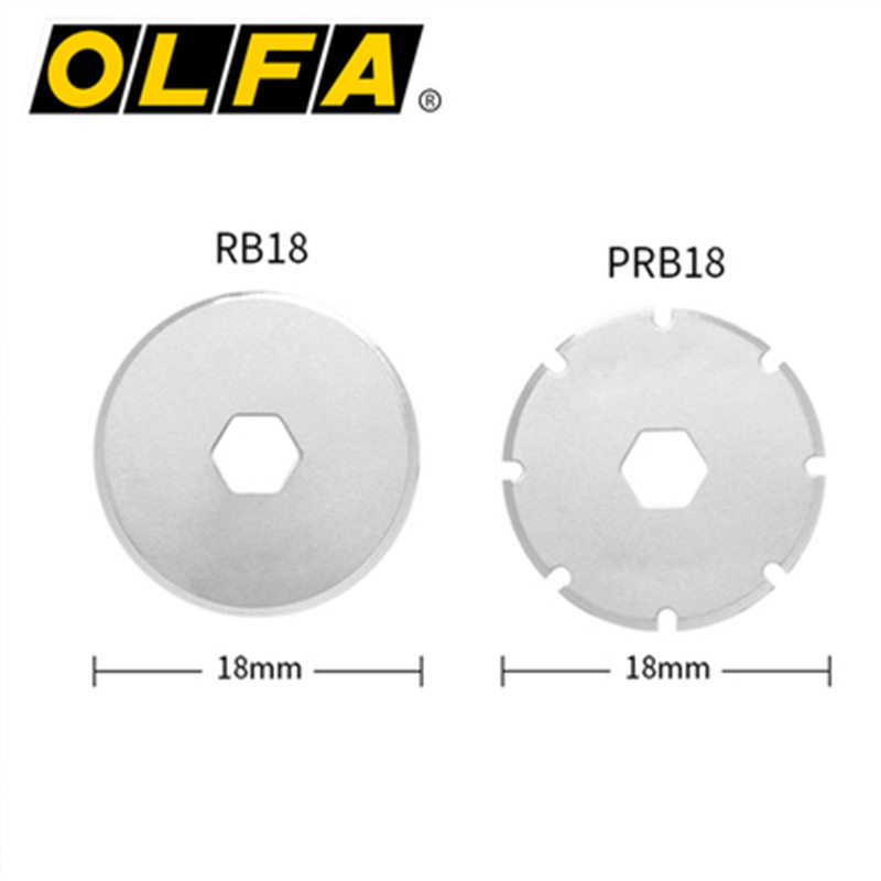 Japanese OLFA ultra-small rotary fabric cutting (splicing) knife, rotary knife RTY-4, circular blade 18mm/RB18-2 details Picture