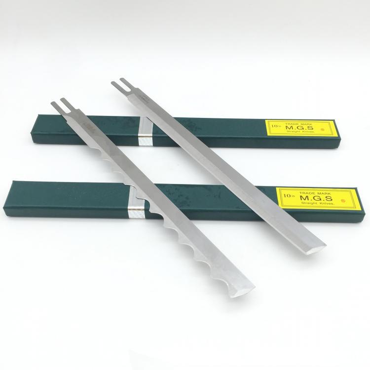 Wholesale MGS electric scissors cutting machine blades 5E, 6, 8, 10E, 12E, 13-inch straight knife wave knives, imported alloy steel Item Picture