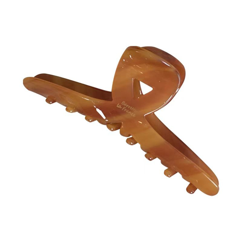 Korean FRANCE acetate hairpin fashionista, French high-end style, large shark hairpin, high-volume hairpin for women Item Picture