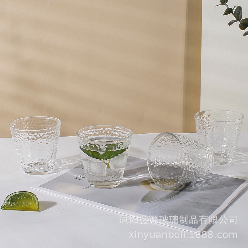 "Light luxury high borosilicate glass wheat ear water ware five-piece set, cold and hot resistant household water kettle and cup set, promotional gift for attracting customers. Application Scenario
