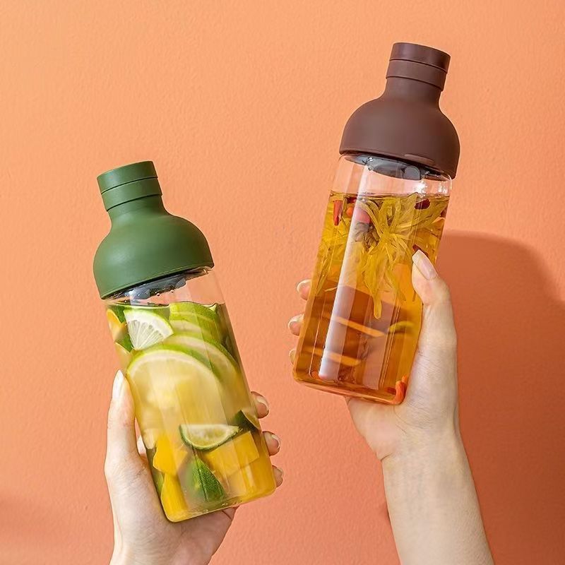 Cold brew coffee pot, cold and hot resistant flower tea glass bottle, household cold brew cup, fruit tea cold brew bottle, ice drip coffee utensils details Picture