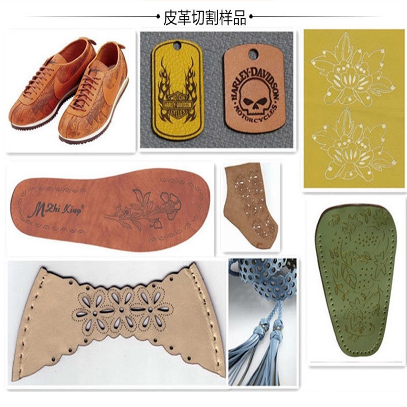 Fabric laser cutting machine, EVA foam velvet felt small cutting machine, carpet leather material leather engraving machine Application Scenario