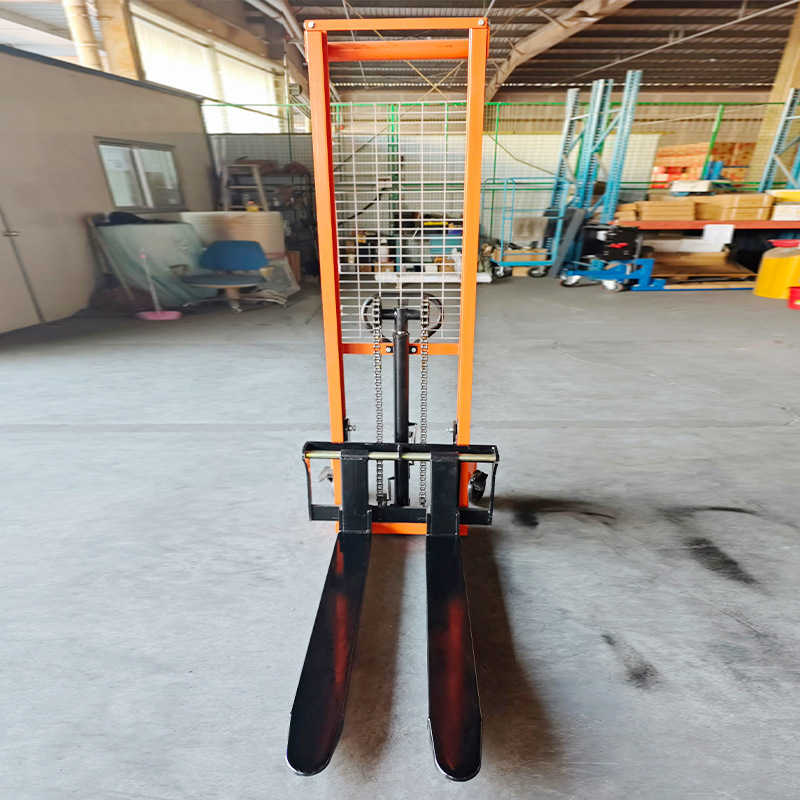 Huli HU-LIFT PC economical manual hydraulic stacker, material loading, lifting and handling forklift Specification drawing