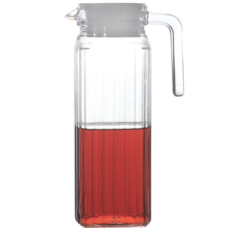Cold water bottle, glass cold water bottle, large-capacity teapot, explosion-proof household heat-resistant high-temperature cold boiled water cup set Item Picture