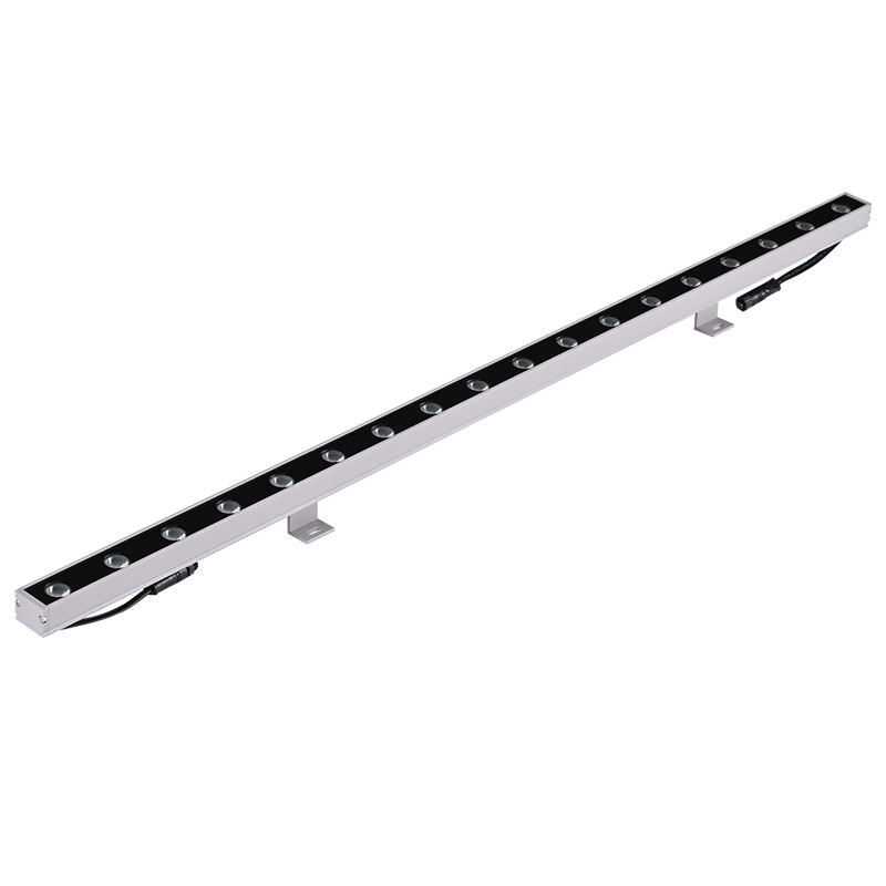 LED outdoor wall-washing lights, waterproof led strip lights, architectural landscape lighting, bottom-hidden long-strip wall lights Item Picture