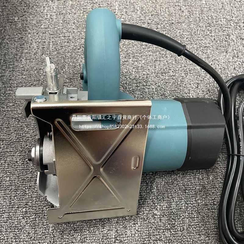 Brushless marble machine 220v grooving stone, wood, multi-functional tile cutting machine with speed regulation, handheld type 1800W details Picture