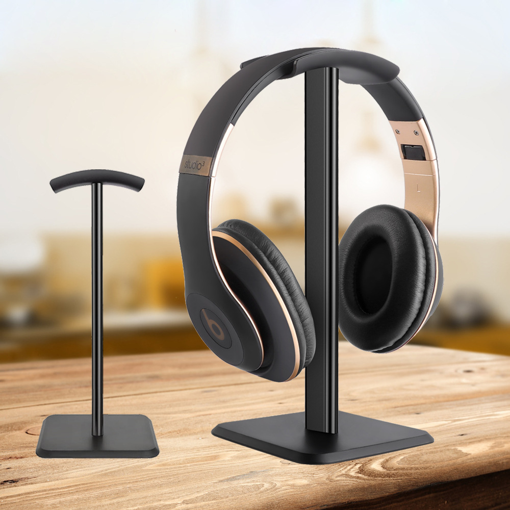 Headphone stand, over-ear Z6 bracket, gaming desktop headphone stand, storage, aluminum alloy headset display stand Specification drawing