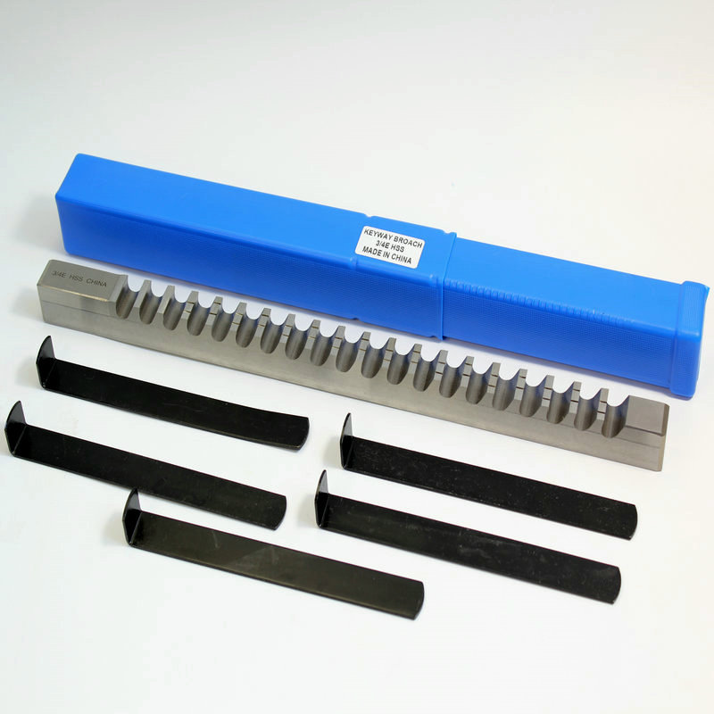 The manufacturer customizes M2 material keyway push knives, metric and imperial high-speed steel HSS keyway broaches, standard parts broaches Application Scenario