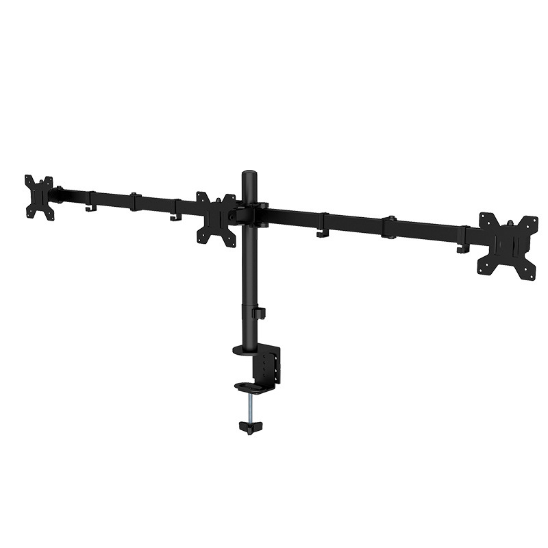 Cross-border factory direct supply three-screen monitor desktop stand, computer stand, freely adjustable and rotatable game splicing stand Item Picture