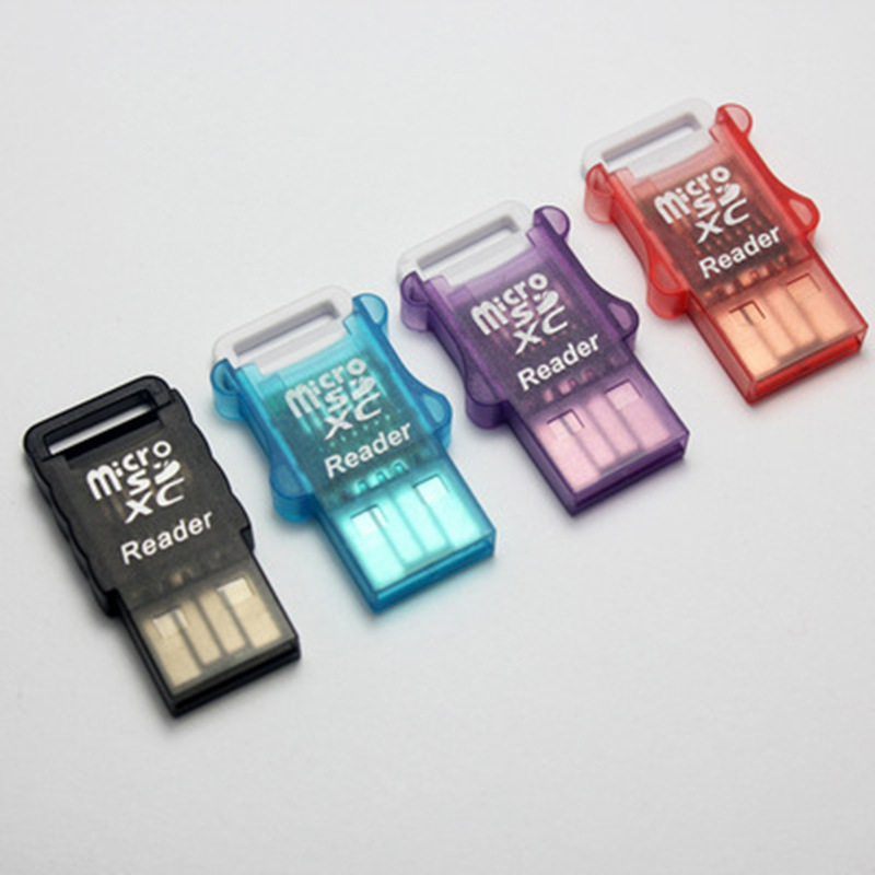 Foreign trade wholesale tf card reader, small organ/mini usb interface memory card reader, TF card reader details Picture