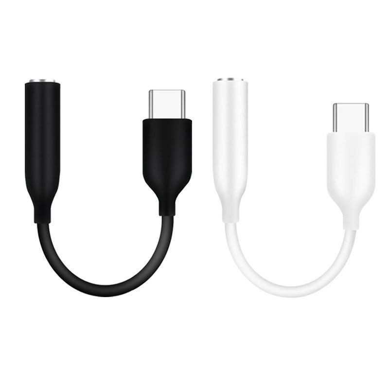 The cross-border Type-C to 3.5mm adapter is suitable for Samsung Live digital audio headphone adapters Item Picture