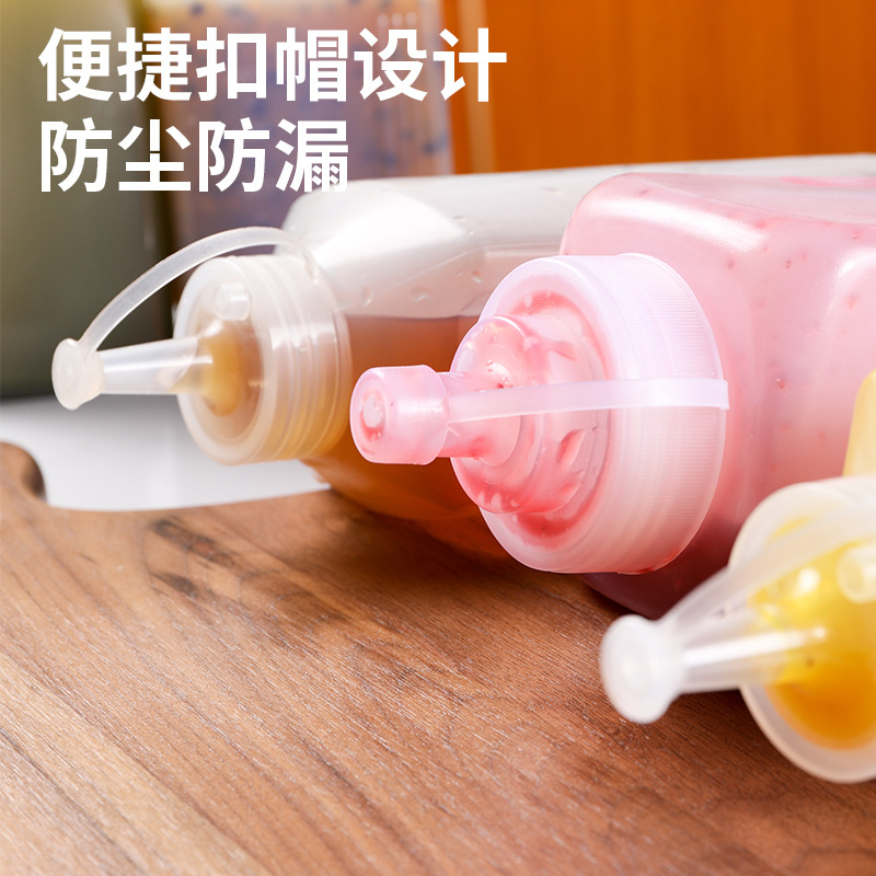 Plastic sauce extrusion bottles, food-grade large-diameter oyster sauce and jam extrusion bottles, salad dressing bottles, sauce bottles, commercial thickened Application Scenario