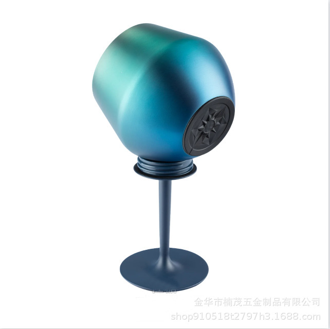 New 304 stainless steel tall glass, detachable plastic part, 14oz insulated and chilled wine glass, cross-border wholesale Specification drawing