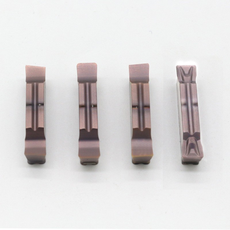 Bevel CNC cutting knife blade, cutting knife grain, grooving lathe knife grain, MGGN300 grooving blade, 8 degrees and 15 degrees Application Scenario