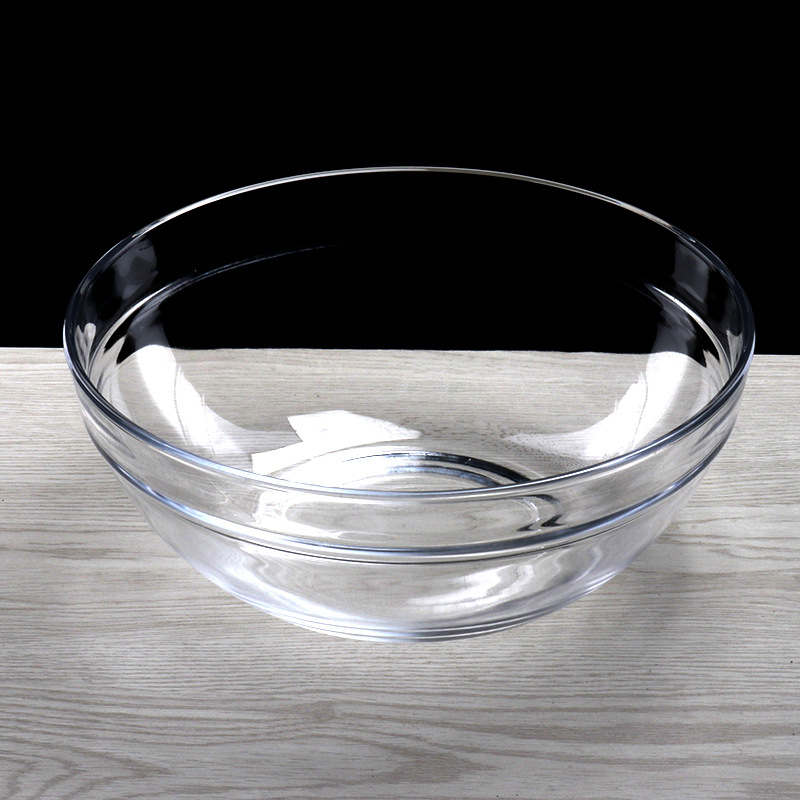 Wholesale of transparent glass salad bowls, hotel tea bowls, rice cake bowls, pudding dessert bowls, small essential oil mask bowls details Picture