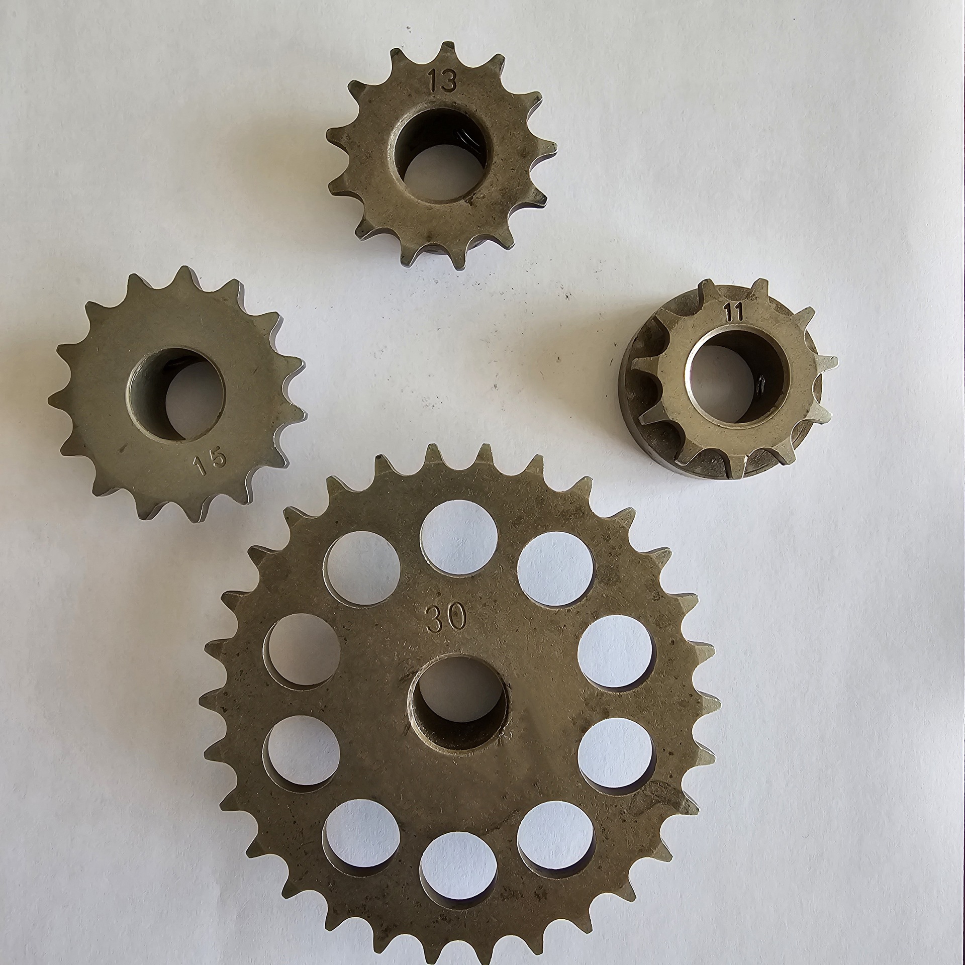 90-type high-speed weaving machine gear 11-tooth, 13-tooth, 15-tooth sprocket, turntable and drive wheel full figure