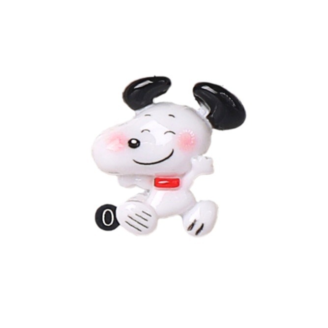 Shiny and playful little puppy resin cartoon trinkets, diy hair clips, headwear, phone cases and accessory materials batch Item Picture