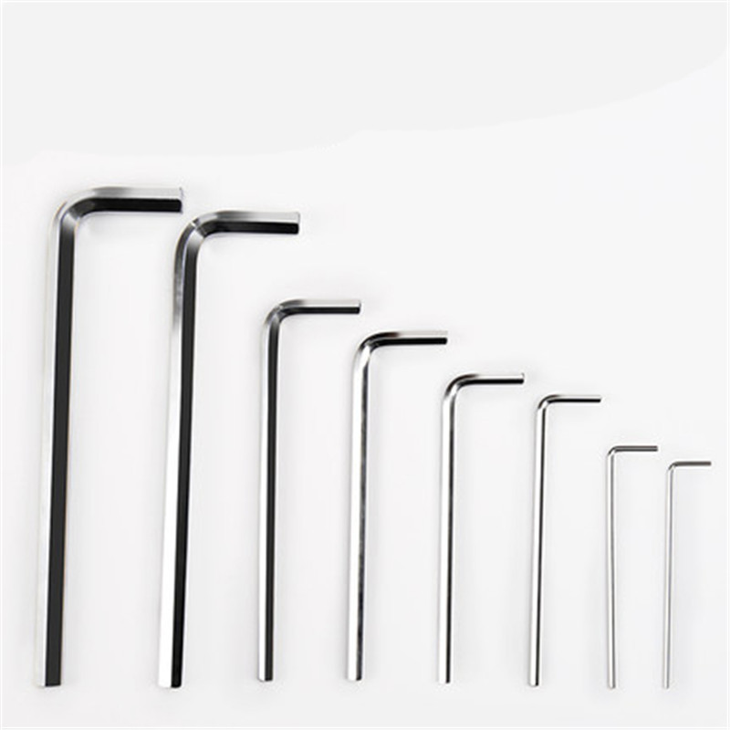 【 Bulk Sale 】 Hex key flat-head tools, single 1.5/2.5/3/6/7/8/910/12 Specification drawing