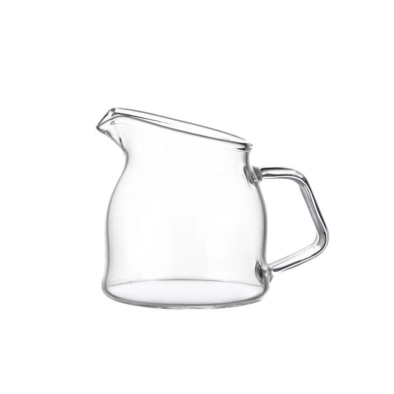 Mini glass milk cup, Western-style steak saucer, coffee cup, sauce, sauce, milk pot, large-capacity milk cup Item Picture